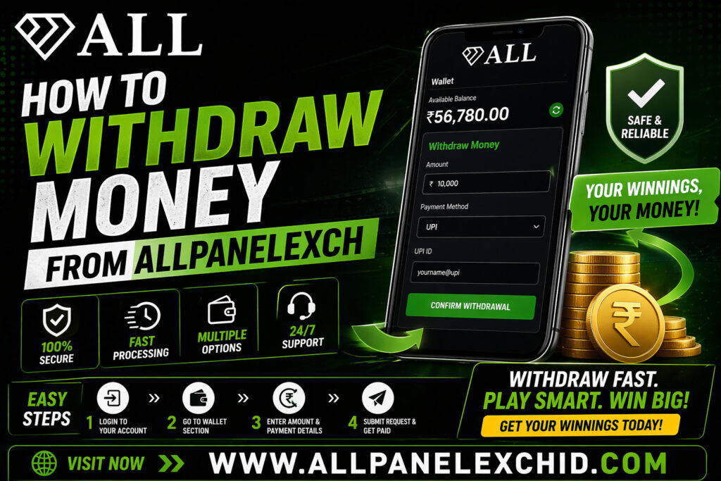 How to Withdraw Money from AllpanelExch