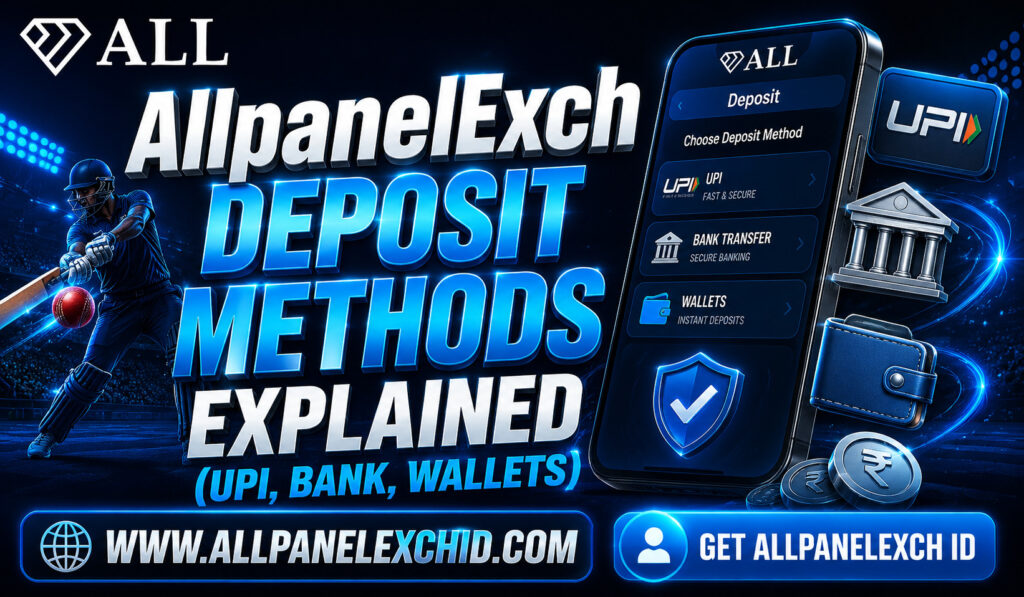 AllpanelExch Deposit Methods Explained (UPI, Bank, Wallets)
